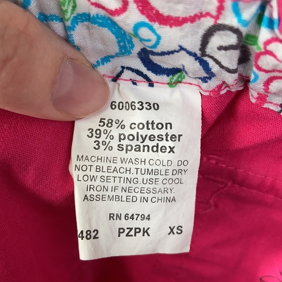 Pink Cargo Scrub Set Bottoms - Picture 11 of 11